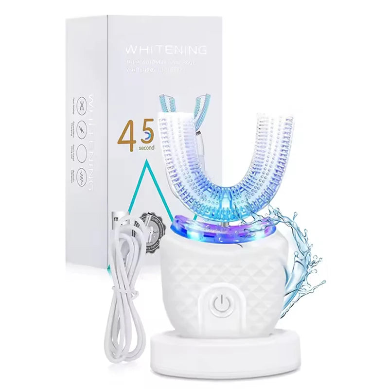Brosse à Dents Électrique Adulte U-Shape 360° – Ultra Douce & Rechargeable | KIARAURA